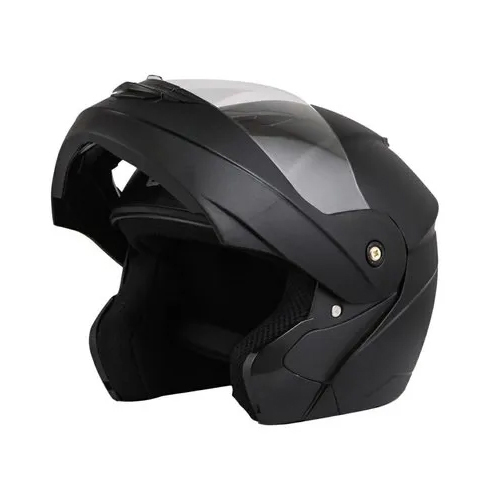 Flip Up Full Face Black Helmet