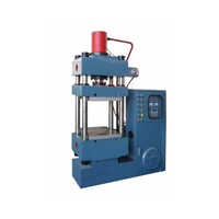 Four Pillar Gold Coin Hydraulic Press Machine - Color: Blue