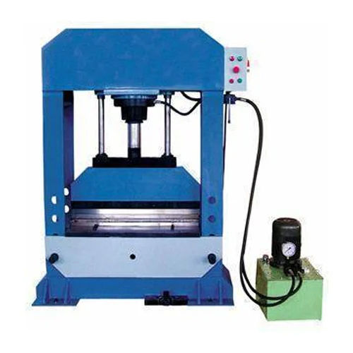 Silver Coin Four Pillar Hydraulic Press Machine - Color: Green