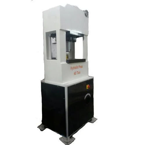 250 Ton Hydaulic Coin Press Machine - Color: White And Black