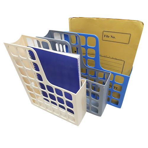 Plastic File And Magazine Holder