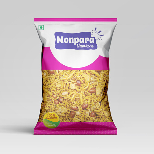 Monpara Spicy Mixture Namkeen - 250g, 500g & 1kg Options | Hard Texture, 100% Fat-Free, Salty & Spicy Flavor, High-Quality Food-Grade Snack