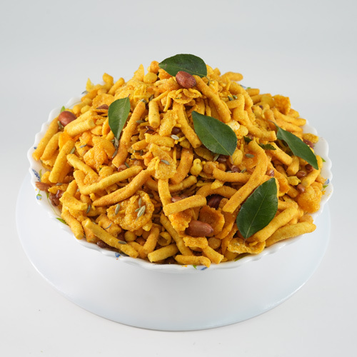 Bombey Bhusu Namkeen - Customizable Weight, Hard Texture | High Quality, Zero Fat, Salty & Spicy Flavor