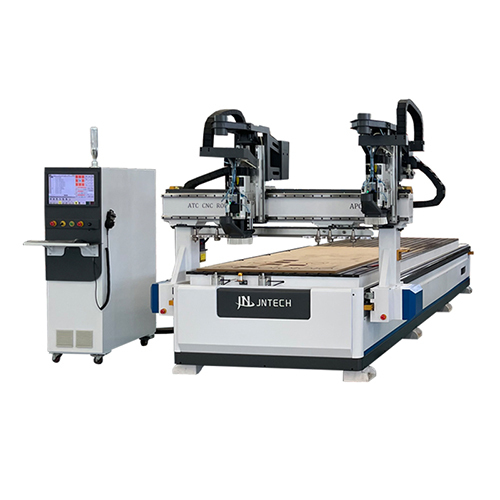Jnm1545L Industrial Atc Cnc Router Machine With Double 9Kw Head - Dimension (L*W*H): 1500Mm*4500Mm*200Mm (Working Area) Millimeter (Mm)