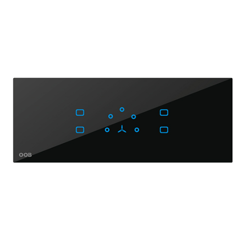 2 Dimmable Load 2 Normal Load 6A And 1 Fan Regulator Wifi Touch Switch - Application: Electric Fitting