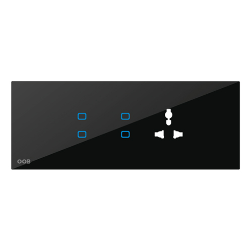 4 Non Dimmable Load 6A Socket Load 6A Wifi Touch Switch