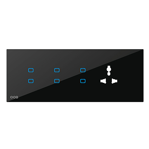 6 Non Dimmable Load 6A Socket Load 6A Wifi Touch Switch