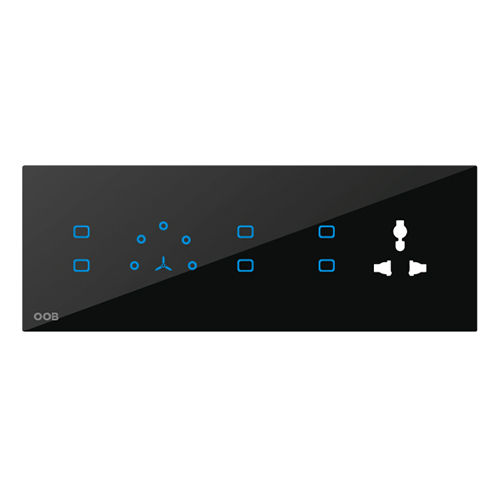 6 Non Dimmable Load 6A 1 Fan Regulator And Socket Load 6A Wifi Touch Switch - Application: Electric Fitting