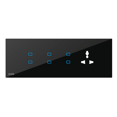 6 Non Dimmable Load 6A Socket Load 6A Wifi Touch Light Switch