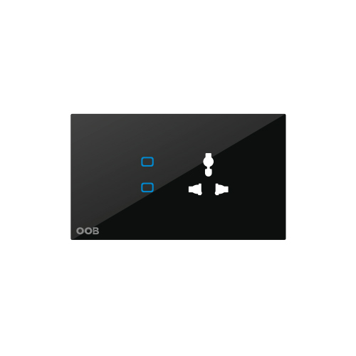 2 Non Dimmable Load 6A Socket Load 6A Remote Touch Switch