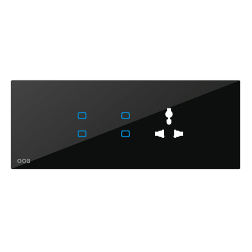 4 Non Dimmable Load 6A Socket Load 6A Remote Touch Switch