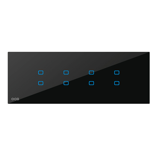 8 Non Dimmable Load 6A Remote Touch Light Switch