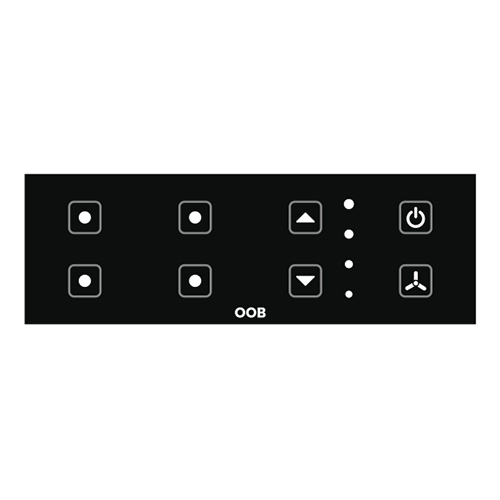 6 4 Point On-Off 1 Fan Regulator And 1 Master Switch
