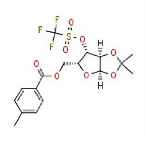 ((3Ar,5r,6s,6ar)-2,2-dimethyl-6-(((trifluoromethyl)sulfonyl)oxy)tetrahydrofuro[2,3-d][1,3]dioxol-5-yl)methyl 4-methylbenzoate