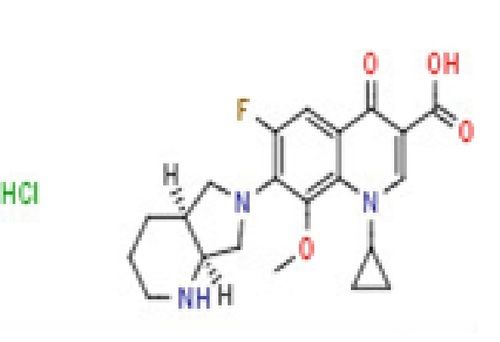 7-[(4aS,7aS)-Octahydro-1H-pyrrolo[3,4-b]pyridin-6-yl]-1-cyclopropyl-6-fluoro-8-methoxy-4-oxo-1,4-dihydroquinoline-3-carboxylic acid hydrochloride