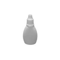 20 Ml Nasal Spray Bottle - High-density Polyethylene (hdpe), Oval Shape, White Color, Screw Cap Sealing, Offset Printed Surface