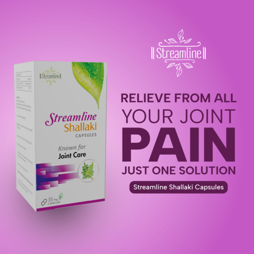 Shallaki Capsules - Standardized Boswellia Serrata Extract | Antioxidant Support For Joint Health, Adults Only, 1-2 Capsules Daily