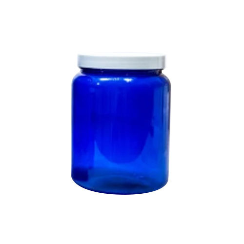 5 Lbs Hdpe Protein Powder Jar - Color: Blue