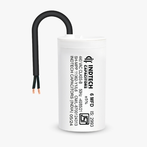 Motor Running Capacitor 440vac - Plastic, 35x55mm, White/gray | Rated Voltage 250/375/440/450/550v, Capacitance 1-80âµf, Temperature -25/+85â°c, Frequency 50/60hz