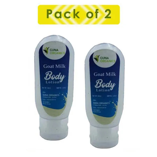 100Ml Goat Milk Body Lotion Pack Of 2 - Best For: Daily Use