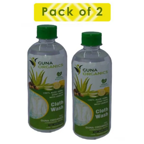 1000Ml Organic Cloth Wash Pack Of 2 - Color: Green