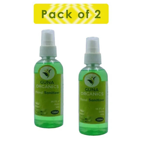 200Ml Organic Hand Sanitizer Pack Of 2 - Material: Plastic