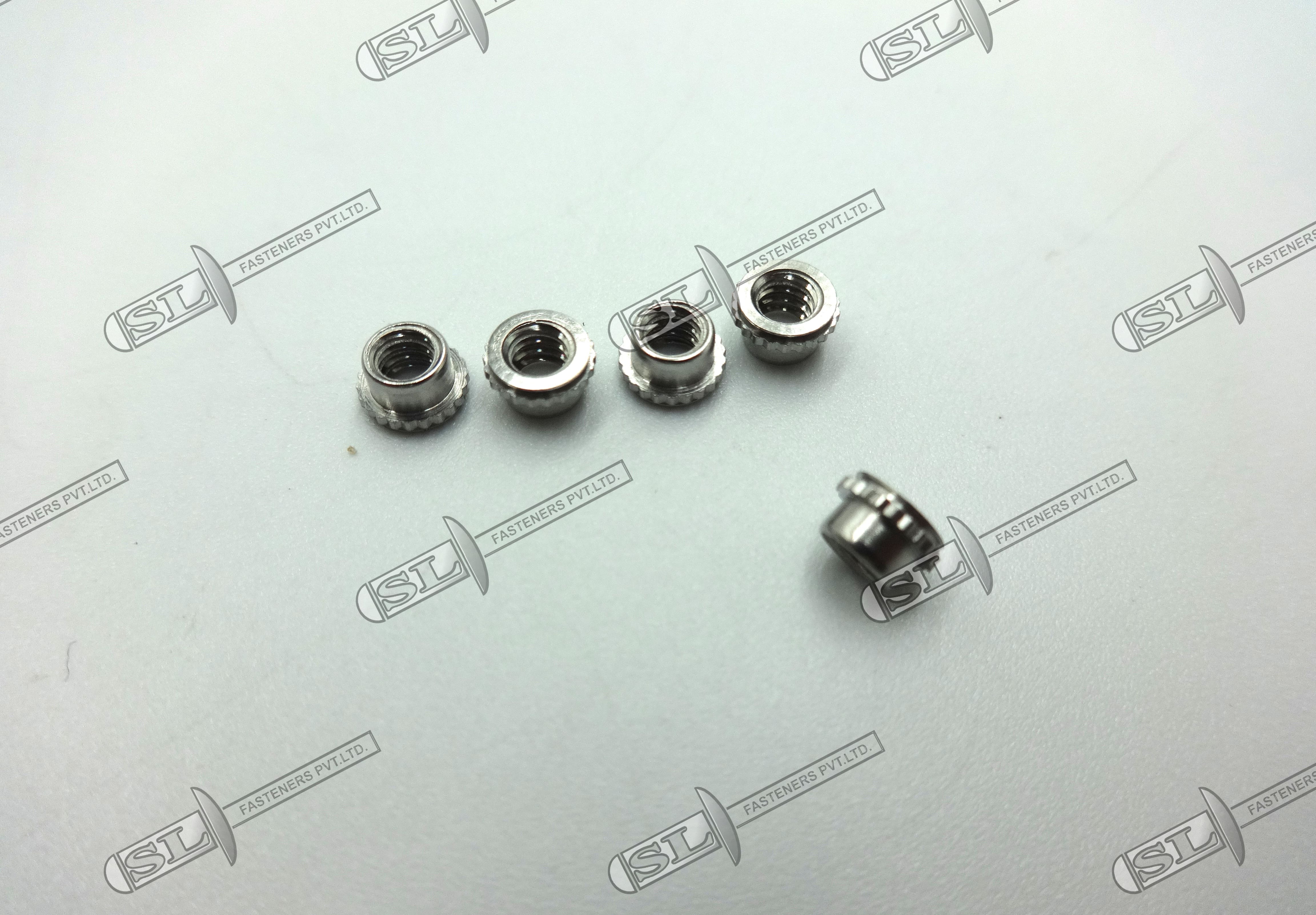 Miniature Self Clinching Nut - Color: Silver