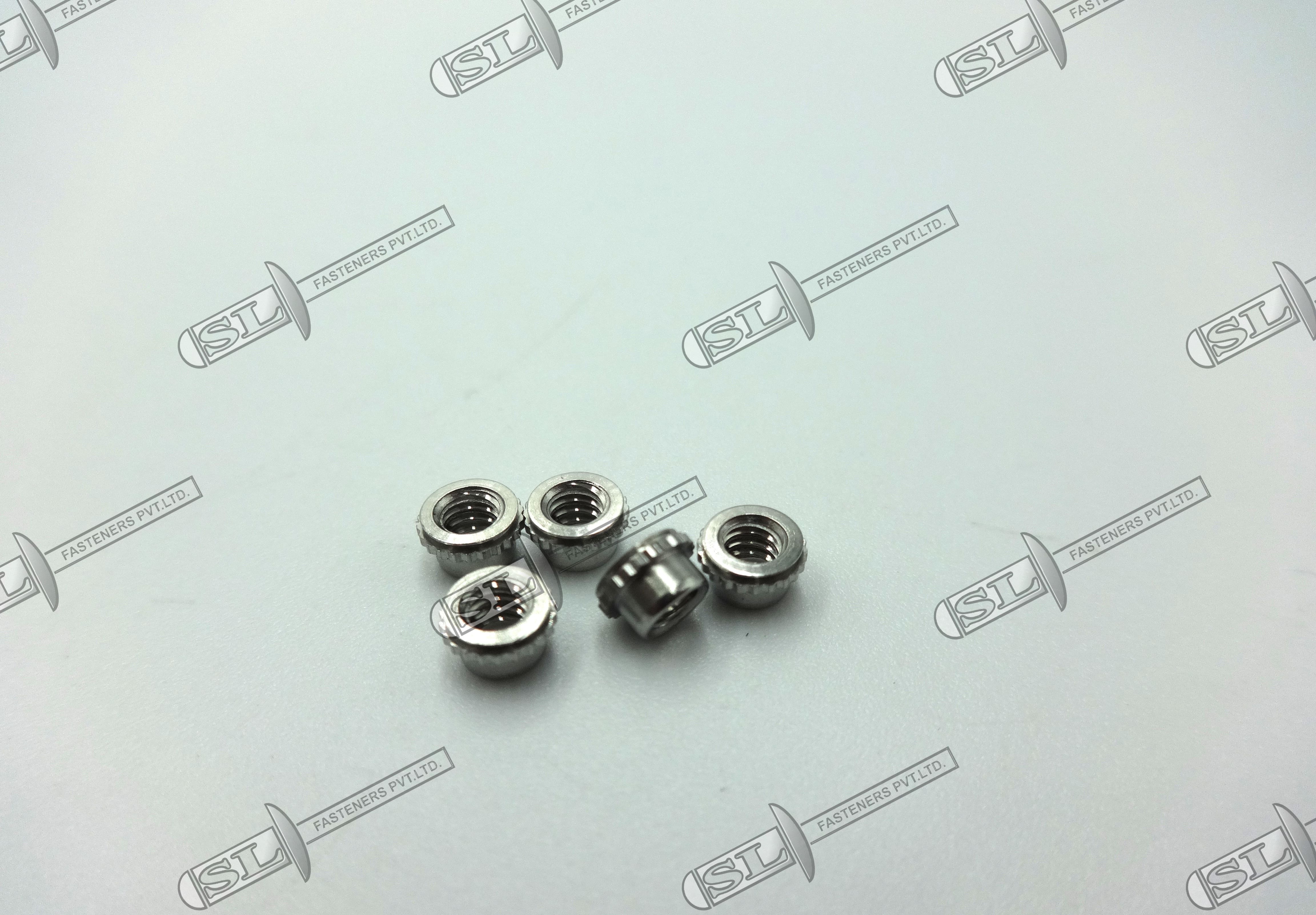 Miniature Self Clinching Nut - Color: Silver