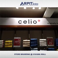 Customized 2d Solid Letter - High-quality Acrylic, Various Sizes, Custom Colors | Led Display, 1-year Warranty, Ideal For Brand Promotion