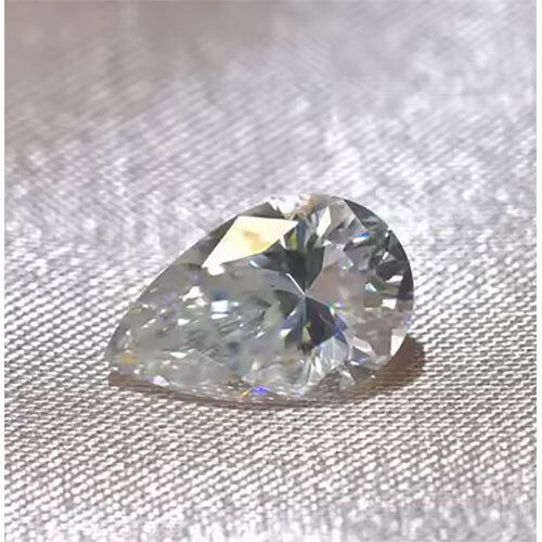 Trendy Brilliant Pear Cut D White Color VVS1 Loose Moissanite Stone 1.5x3-12x16mm Pass Diamond