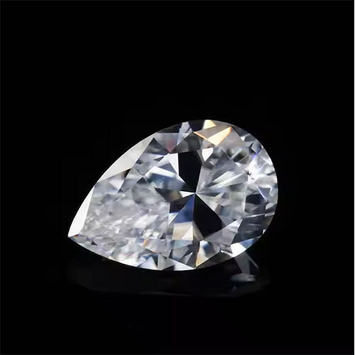 Moissanite Diamond D VVS1 Pear Brilliant Cut White Loose Moissanite Stones with Certificate Bulk