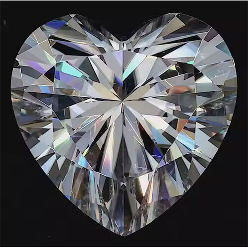 Loose Moissanite Jewelry Fancy Shape Colorless White Heart Cut Genuine Moissanite Diamonds