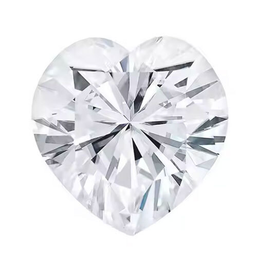 Brilliant Heart Cut GRA Certified Loose Moissanite Diamonds DEF Color Grade VVS1 Clarity Loose Luxurious Jewelry Stones