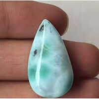 Natural Larimar Cabochon - Standard Size, Industrial Grade Blue Natural Stone