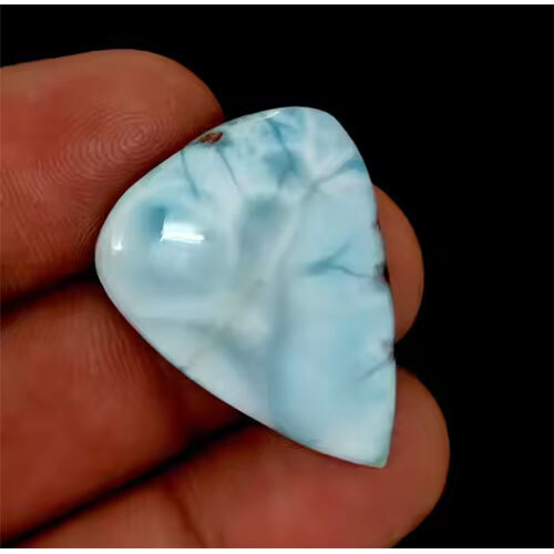 100% Natural Sky Blue Larimar Cabochon