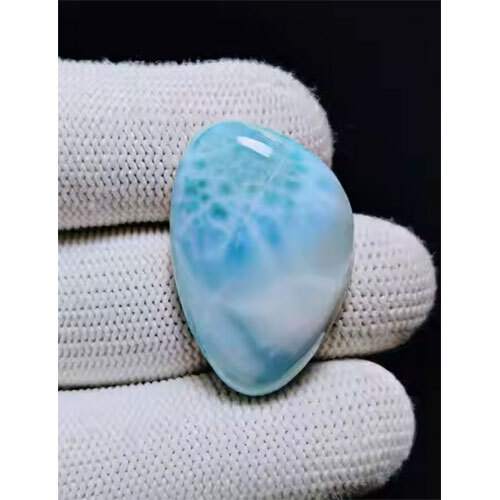 100% Natural Larimar Round Loose Gemstone