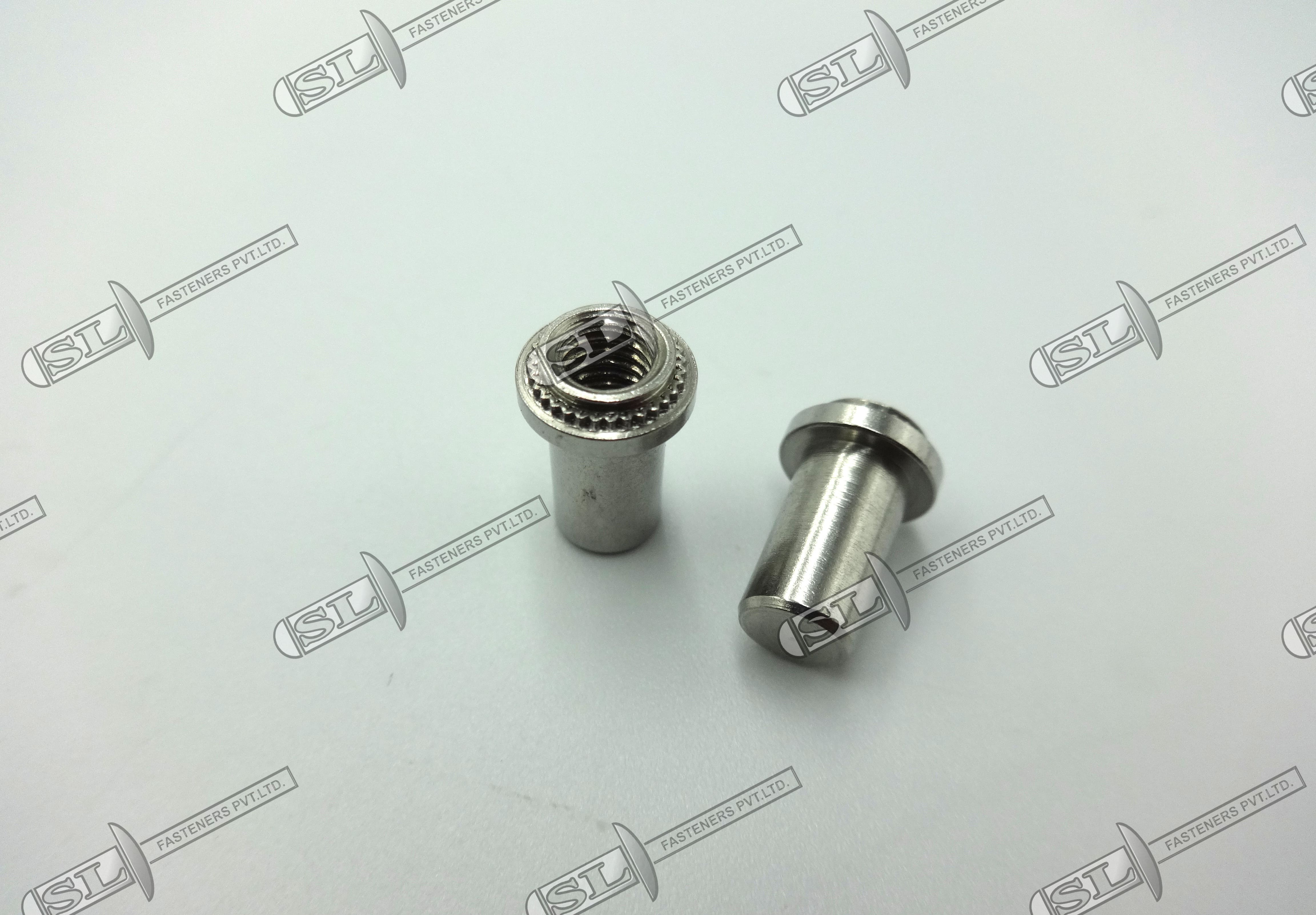 Self Clinching Blind Fasteners - Color: Silver