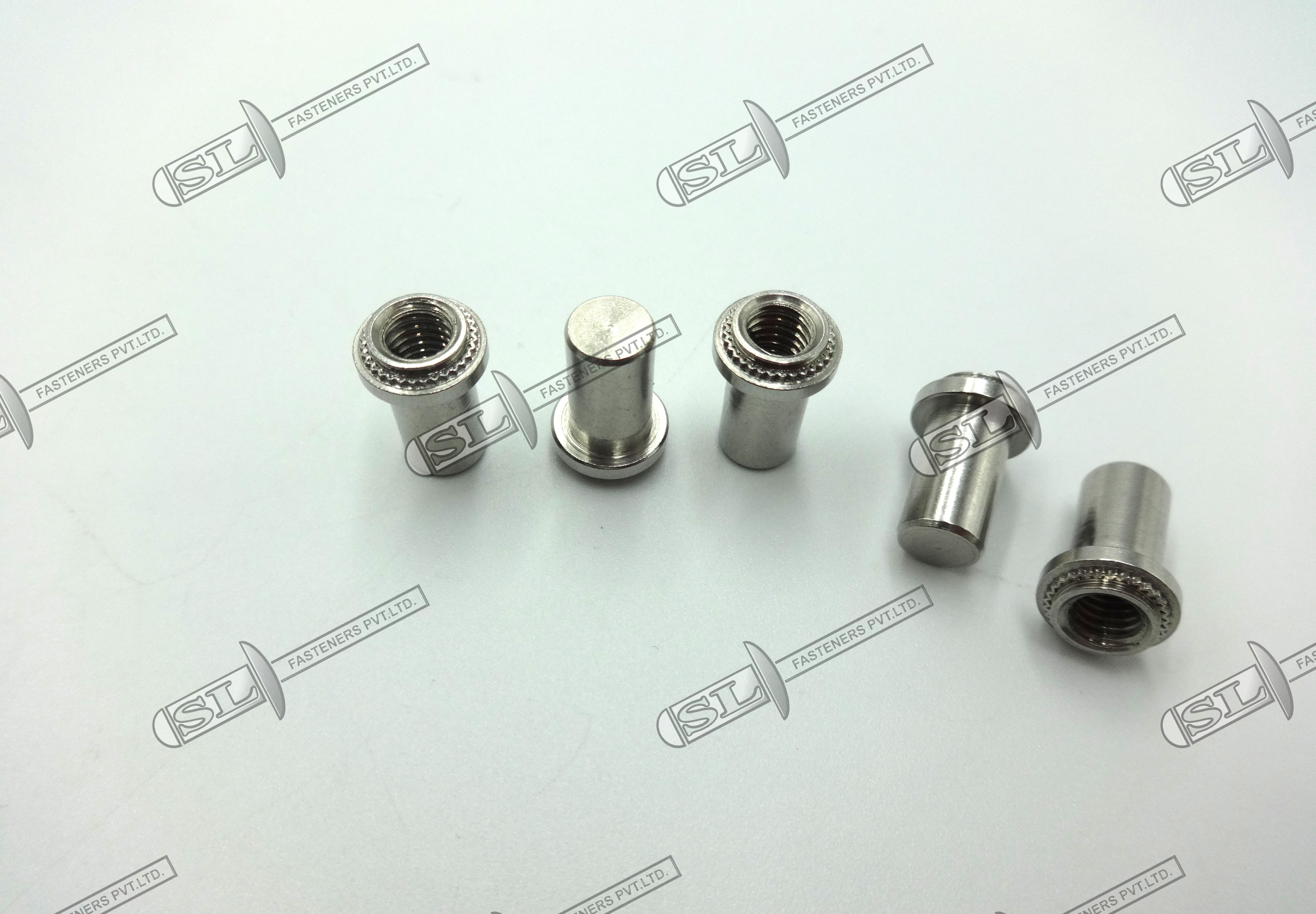 Self Clinching Blind Fasteners - Color: Silver