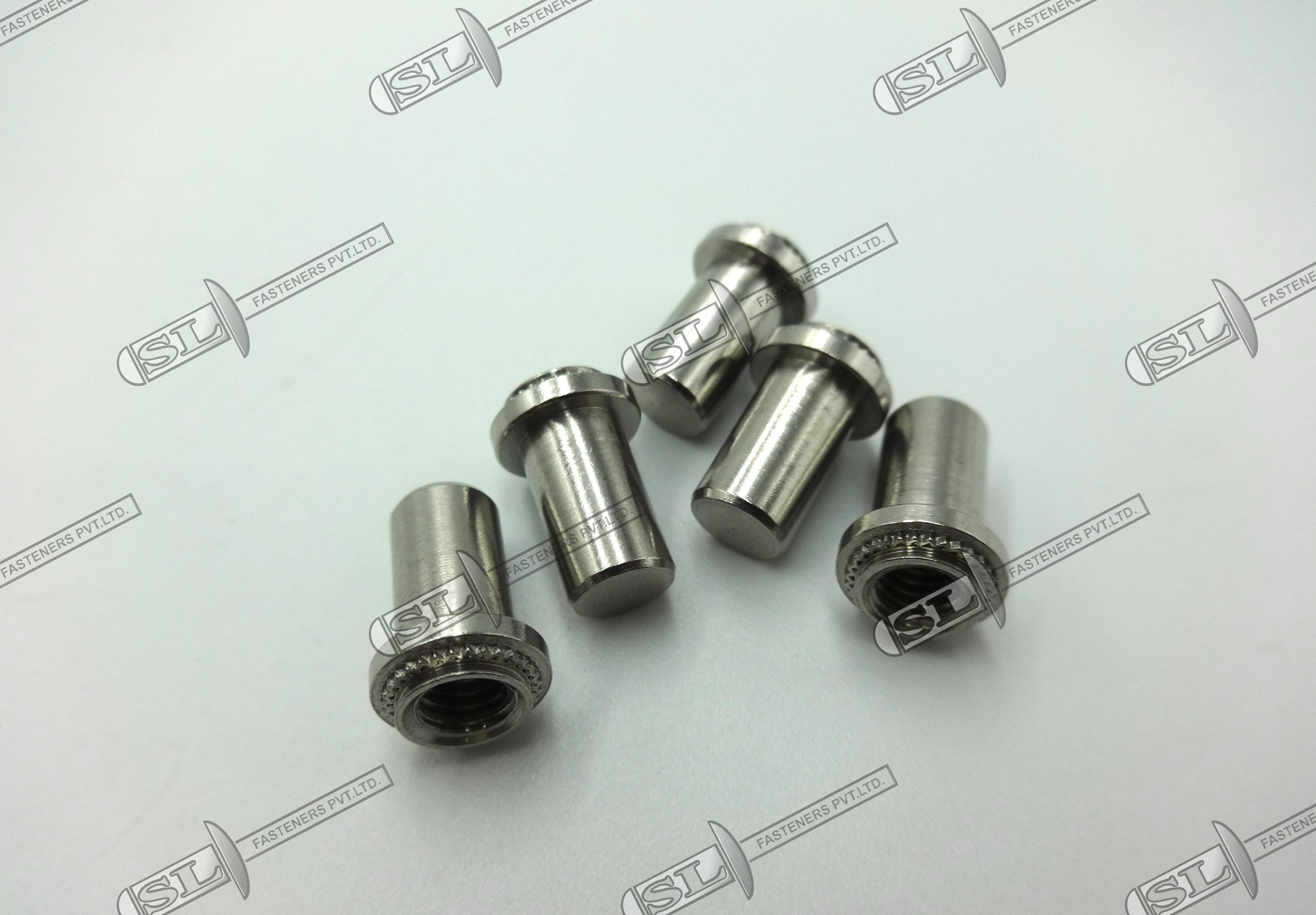 Self Clinching Blind Fasteners - Color: Silver