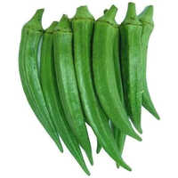Fresh Okra - Raw Natural Shape | Preserved With Chemical Preservatives, 7-day Shelf Life
