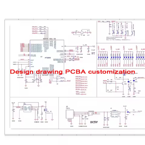 One stop service for customized layout and assembly drawing processing of PCBA schematics