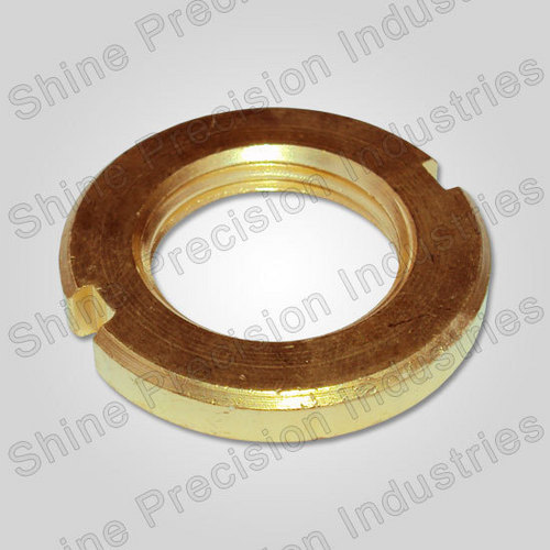 पीतल का गोल लॉक नट