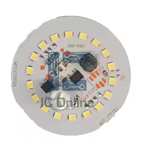 DOB LED PCBA board power 5W A50 6pcs size 32.8x32.8mm SMT electrolysis 2.2uf 400v Current 100-120mA SMT PCBA