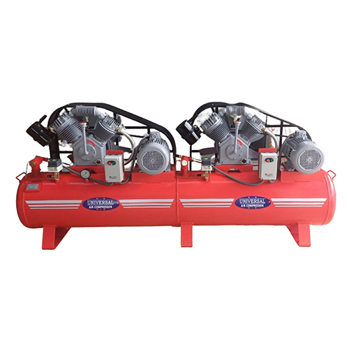 Jumbo Air Compressor - Color: Red Paint Coated