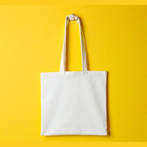 Poly Cotton Bags - Color: White