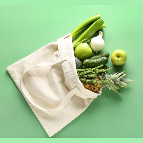 Soft Cotton Bags - Color: White