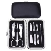 Mitsico Silver 8 Pcs Manicure-Set Manicure Kit Nail Clippers Set