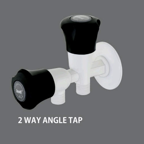 2 Way Angle Tap - Color: White And Black