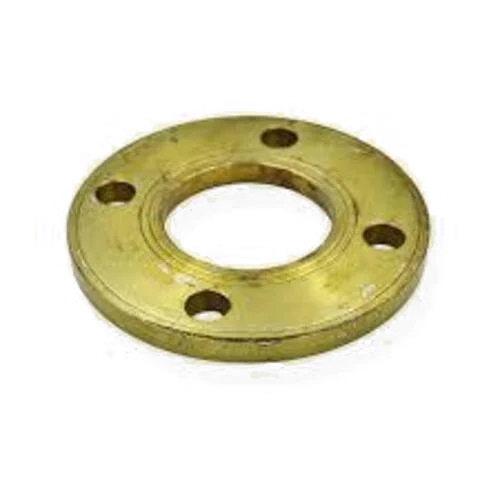 Astm A105 Flanges - 1/2 Inch Round, Golden | Industrial Application