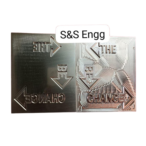 Male And Female Embossing Block
